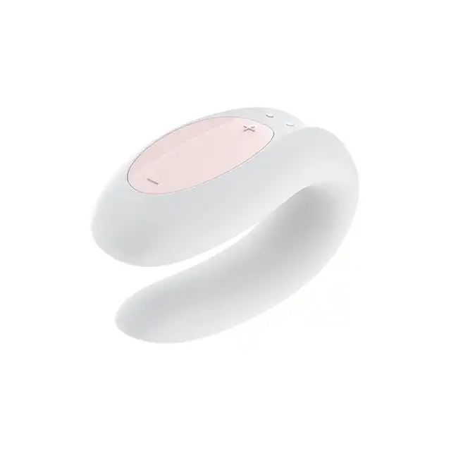 Satisfyer - Partner Vibrator White. Ultra nowoczesny biały wibrator dla par. Sterowany aplikacją. Nowość!