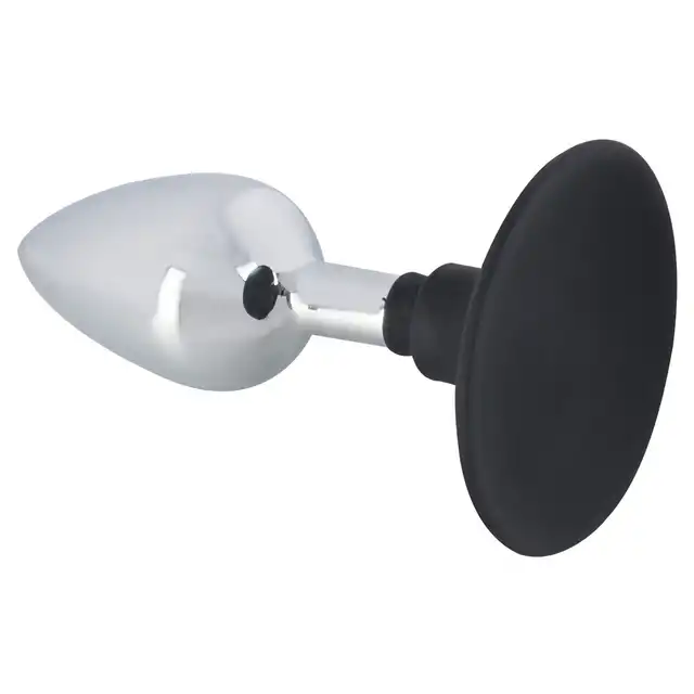 You2Toys - Metal Plug M. Średniej wielkości metalowy plug analny z silikonową podstawą. Bezpieczny, wygodny, wysokiej jakości.