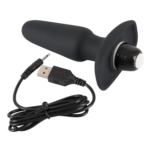 Sweet Smile - Rechargeable Butt Plug. Ładowany USB, 14 centymetrowy wibrujący plug analny. Mega Sale!