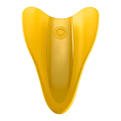 Satisfyer - High Fly Finger Vibrator Yellow. Nowość od Satisfyer'a! Idealnie wyprofilowany mini wibrator, wpasuje się idealnie pod majtki i nie tylko!