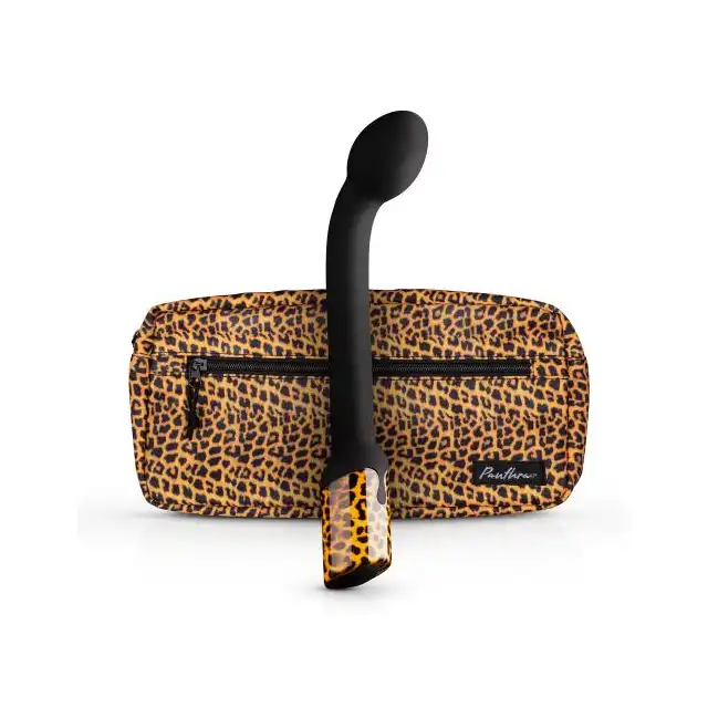 Panthra - Nila G-spot Vibrator. Wibrator do stymulacji punktu G. Designerska torebka w panterkę w zestawie!