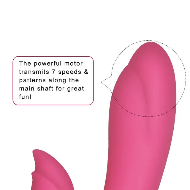 LoveToy - Rabbit Vibrator. Super gładki wibrator z króliczkiem, wodoodporny, 2 silniczki i 7 trybów wibracji! 20,5 cm długości. 
