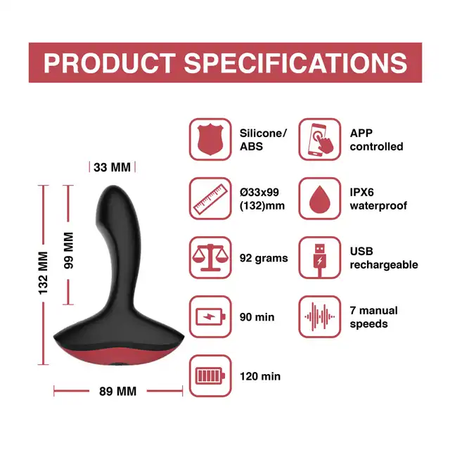 Magic Motion - Solistice App Controlled Prostate Vibrator. Sterowany aplikacją wibrator, masażer prostaty. Mega Sale!