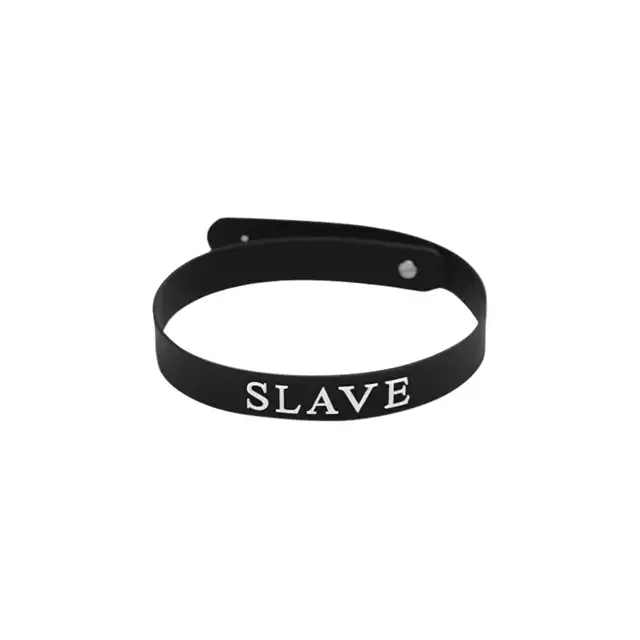 Master Series - Silikonowa obroża "Slave"