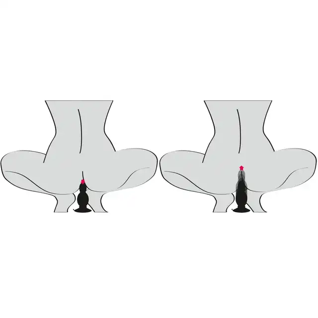 Black Velvets - Bouncing Plug. Wyjątkowy wibrujący plug analny, który wykonuje skoczne ruchy w trakcie użytkowania. Ultra gładki silikon, przyjemny w dotyku. 