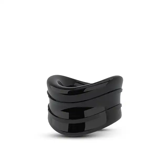 Stay Hard - Beef Ball Stretcher Snug Black. Szeroki pierścień na penisa. Wzmocnienie erekcji. 