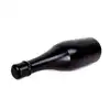 All Black - Champagne Bottle Medium. 34,5 x 9 cm. Silikonowe dildo w kształcie butelki. 