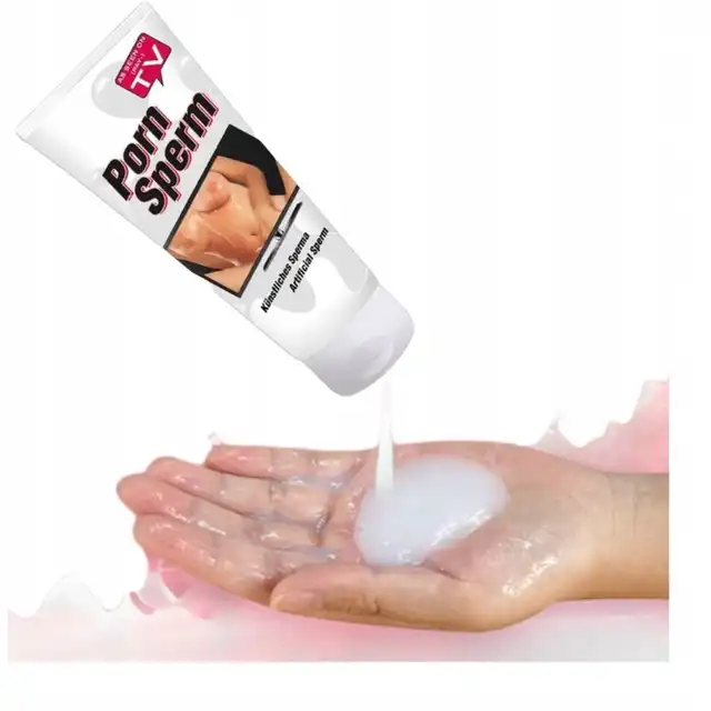 Porn Sperm - Sztuczna sperma. Lubrykant na bazie wody 250ml. Nawilżenie i naturalny wygląd. Stworzony do kręcenia filmów!