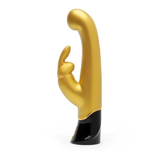 Fifty Shades of Grey - Greedy Girl G-Spot Rabbit Vibrator Gold. Złoty króliczek do różnej stymulacji! Dociera do punktu G!