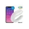 Satisfyer - Partner Vibrator White. Ultra nowoczesny biały wibrator dla par. Sterowany aplikacją. Nowość!