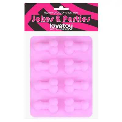 LoveToy - Pecker Ice Tray. Forma do czekoladek, lodu lub galaretek. Zabawny upominek. 
