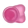 LoveToy - Pink Jelly Dildo. Żelowe dildo w różowym kolorze. Elastyczne, z mocną przyssawką. 17 cm długości. 