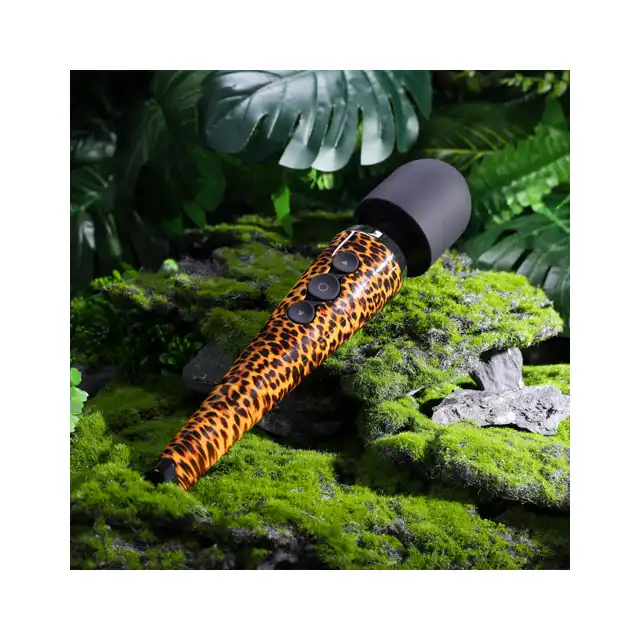 Panthra - Shaka Wand Vibrator. Panterkowa magiczna różdżka. Nowa luksusowa kolekcja! Designerska torebka w zestawie!