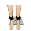 LoveToy - Ankle Cuffs. Kajdanki na kostki, regulowane, miękkie, eleganckie. 