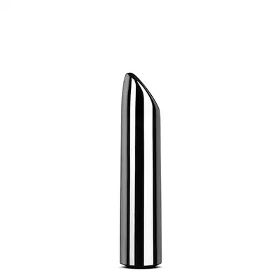 The Realm -  Silver Rechargeable Bullet. Mini wibrator 10 cm x 2 cm. Dyskretny i silny. 