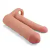LoveToy - Double Penis Sleeve. Podwójna nakładka na penisa, wydłużenie, pogrubienie, podwójna penetracja. 