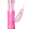 Easy Toys - Butterfly Vibrator. Różowy wibrator króliczek z ruchem posuwistym