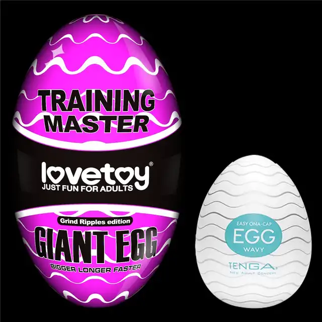 LoveToy - Giant Egg. Masturbator męski, super elastyczny i dyskretny. Wydłuż stosunek ćwicząc na tym masturbatorze!