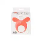 Lola - Mimi Animals Collection Fennec Phil Orange. Słodki wibrujący, elastyczny ring na penisa! Wysoka jakość, uroczy design. 