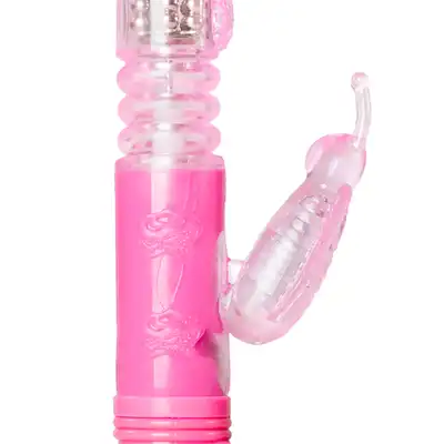 Easy Toys - Butterfly Vibrator. Różowy wibrator króliczek z ruchem posuwistym