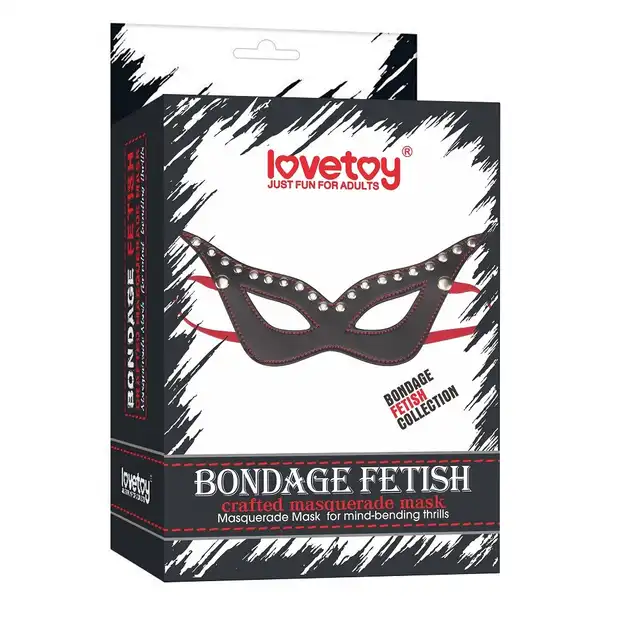 LoveToy - Masquerade Mask. Drapieżna maska, idealne dopasowanie do twarzy, elastyczna opaska. 