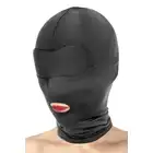 Fetish Tentation - Open Mouth Hood. Maska kaptur na twarz z otworem na usta. Oddychający materiał, miękki w dotyku. 