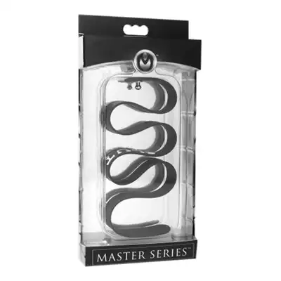 Master Series - Silikonowa obroża "Slut"