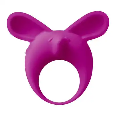 Lola - Mimi Animals Collection Fennec Phil Purple. Słodki wibrujący, elastyczny ring na penisa! Wysoka jakość, uroczy design. 