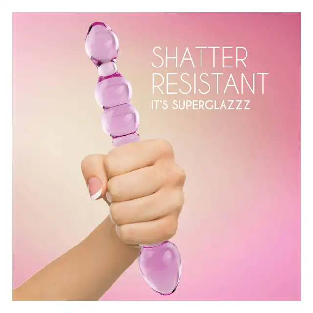 FeelzToys - Glazzz. Glass dildo lucid dreams. Szklane dildo z hipoalergicznego, odpornego na pęknięcia ciężkiego szkła.