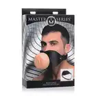 Master Series PRO - Pussy Face Oral Sex Mouth Gag. Pasuje doskonale na każdą twarz. Pochwa i usta w jednej penetracji. Hit.