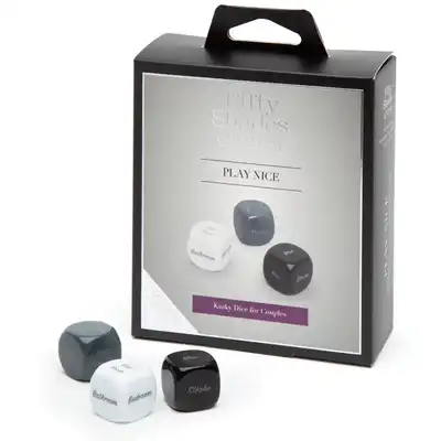 Fifty Shades of Grey - Play Nice, Game Dice. Kostki do gry dla par. 