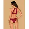 Obsessive - Ivetta komplet czerwony S/M