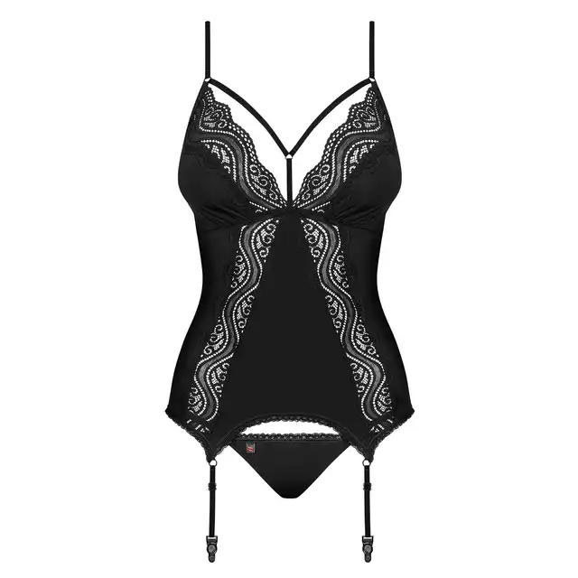 Obsessive - Diyosa gorset i stringi. Rozmiar S/M. 