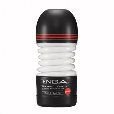 Tenga - Rolling Head Cup Strong. Masturbator dla Niego. Bestseller! Dyskretny, cichy, przyjemna stymulacja. 