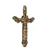 The Realm - Drago Lock On Dragon Sword. Średniowieczna rękojeść na dildo. Hit!