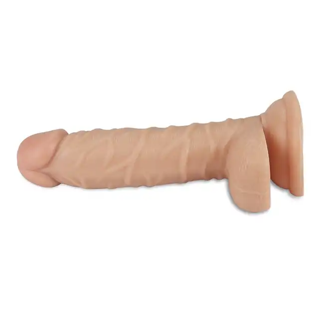 LoveToy - Real Extreme 7.5" - Duże realistyczne wibrujące dildo. Maksimum stymulacji! 