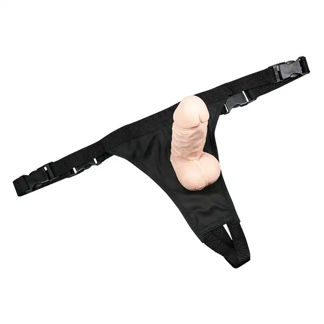 You2TToys - So-real Strap-on. 18,5 cm dildo. Regulowane, uniwersalne majtki i solidny penis. 