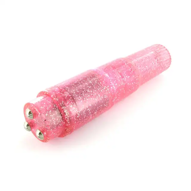 Lovers Premium - Pocket Rocket Massager Pink. Mini masażer z wymiennymi końcówkami. 
