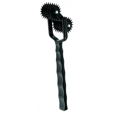 Master Series - Transfix Dual Pinwheel - Radełko. 10 kół ze szpilkami dla zniewalającego podniecenia!