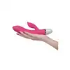 LoveToy - Rabbit Vibrator. Super gładki wibrator z króliczkiem, wodoodporny, 2 silniczki i 7 trybów wibracji! 20,5 cm długości. 