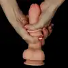LoveToy - Sliding Skin Dildo 7". Dildo z elastyczną skórą. Delikatna w dotyku powierzchnia, realistyczne doznania!
