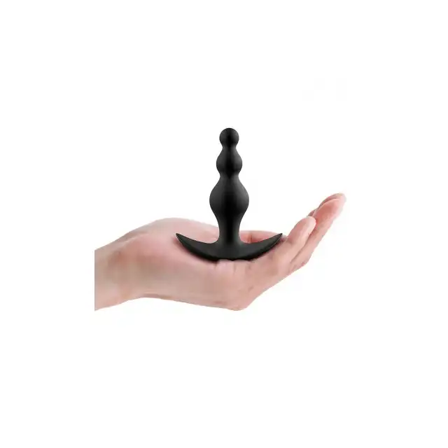 Dorcel - Training Beads size S. Wtyczka analna o stymulującej powierzchni. 10 cm długości, stopniowana szerokość. 