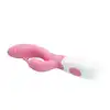 Pretty Love - Hyman Pink. Różowy wibrator króliczek. Prążkowany silikonowy wibrator ze stymulatorem łechtaczki. Bestseller!