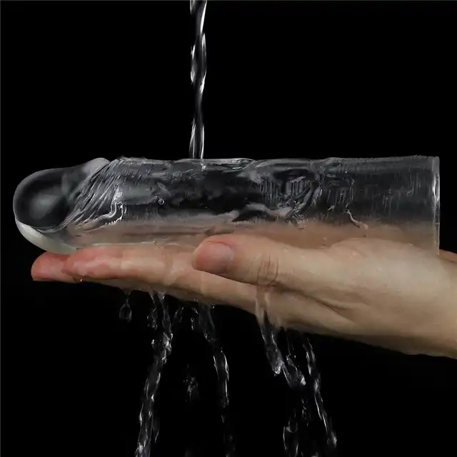 LoveToy - Clear Penis Sleeve 1". Nakładka na penisa, pogrubienie, wydłużenie. Przezroczysty kolor!