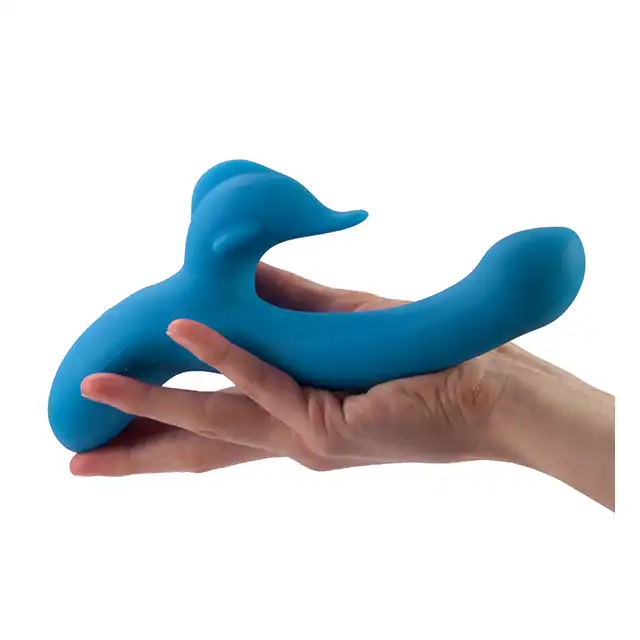 LoveBuddies - Dolphin. Super wyprofilowany wibrator delfinek do podwójnej stymulacji. Wodoodporny, silny, cichy. Mega Sale!