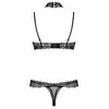 Obsessive - Claudusia body czarne z odkrytymi plecami. Rozmiar S/M.