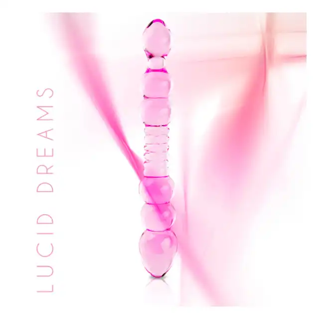 FeelzToys - Glazzz. Glass dildo lucid dreams. Szklane dildo z hipoalergicznego, odpornego na pęknięcia ciężkiego szkła.