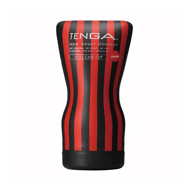 Tenga - Soft Case Cup Strong. Ultra wygodny progresywny masturbator. Nowoczesna technologia, super design i delikatny futerał. 