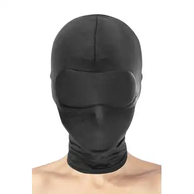 Fetish Tentation - Closed Hood. Maska kaptur na twarz. Oddychający materiał, miękki w dotyku. 
