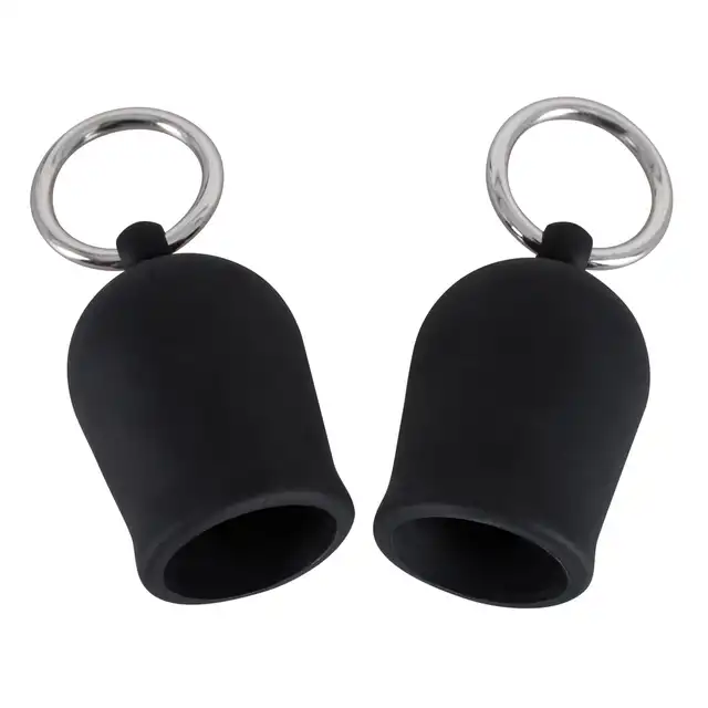 Black Velvets - Nipple Sucker. Czarne przyssawki do sutków. Zwiększają wrażliwość, są miękkie i elastyczne. 